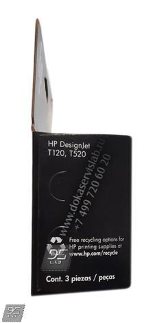 Набор картриджей HP 711 (P2V32A)  сбоку