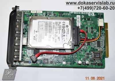 Q6683-60021 Formatter HP DesignJet T1100 с диском HP DesignJet T1100