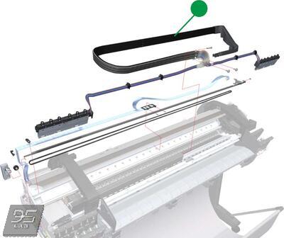 Q6718-67002 Ink Supply Tubes (24-inch) Трубопровод HP DesignJet Z3200