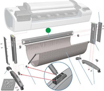 Q6659-60236 Cross-brace Assembly (44-inch)