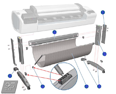 Q5669-60730 Hardware Kit (Includes screws for Legs Assembly) (CSR A)