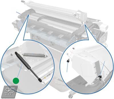 CN727-60068 Scanner Piston Gas Assy