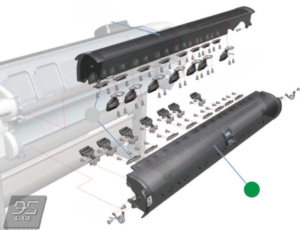 Плоттер hp designjet 800 замена печатающей головки