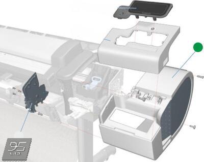 CH538-67014 Right Cover (44-inch) Правая крышка