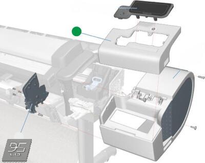 CN727–60074 Right Ink Door Cover (FP not included)