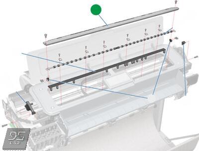 Q6687-60060 Starwheel Assembly (44-inch) Направляющая T610 | T770 | T790 | T1100 | T1120 | T1200 | T1300 | T2300 | Z5400 | Z5600 | Т1700 | Т1708