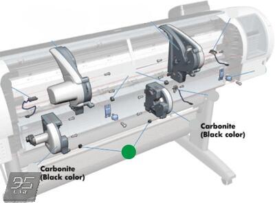 CH538-67052 Lower Roll Support Bumpers, Left and Right