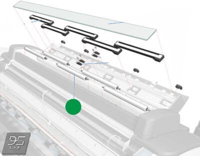 CN727–69002 Pressure Rollers Прижимной вал HP DesignJet T2300