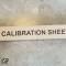 CN727-69006 Calibration Sheet (also includes a cleaning cloth) Калибровочный лист HP DesignJet T2300