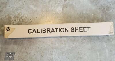 CN727-69006 Calibration Sheet (also includes a cleaning cloth) Калибровочный лист HP DesignJet T2300