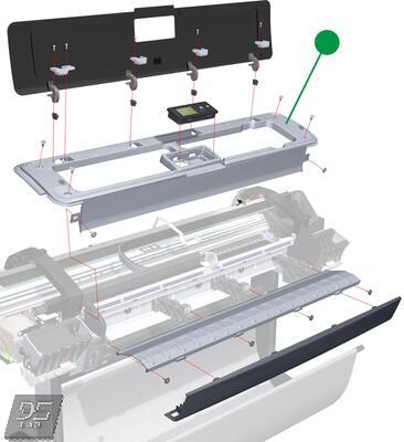Q6659-60168 Top Cover (44-inch) HP DesignJet Z2100 | Z3100 | Z3200