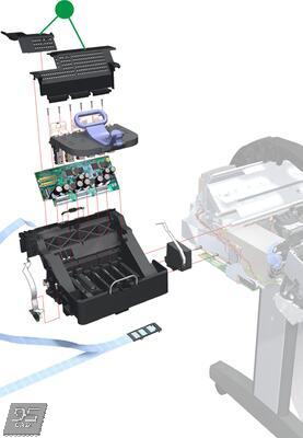 Q5669-60689 Carriage PCA Cover Крышка платы каретки