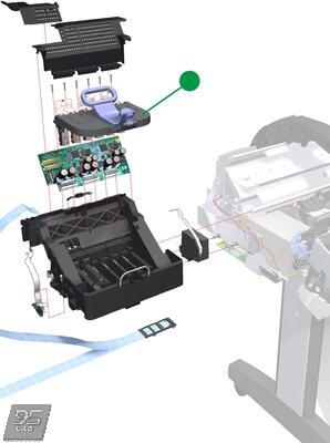 Q5669-60686 Carriage Cover (includes Carriage Latch) HP DesignJet Z2100 | Z3100 | Z3200