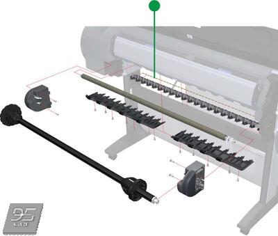 Q5669-60708 Pinch Roller (plastic pinchwheels) HP DesignJet Z2100 | Z3100 | Z3200