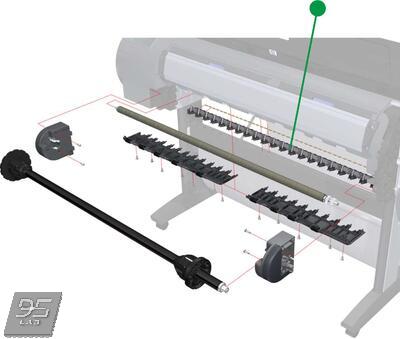 Q5669-60707 Pinchwheel Assembly HP DesignJet Z2100 | Z3100 | Z3200