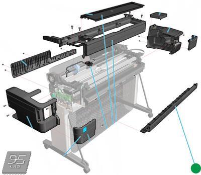 CQ894-67001 Front Cover SV (36-inch) HP DesignJet T520 | T730 | T830