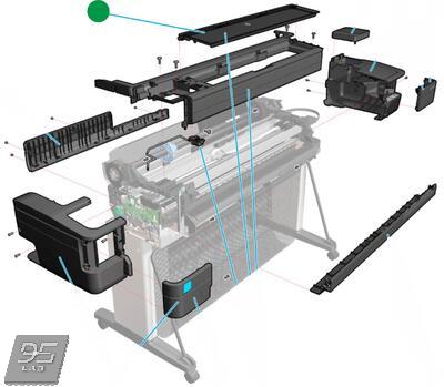F9A29-67007 Top window SFP SV kit HP DesignJet T730
