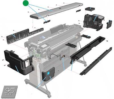 F9A30-67015 Central covers SFP SV HP DesignJet T830 MFP