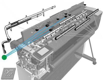 F9A30-67020 Assembly Pinch SV kit HP DesignJet T830 MFP