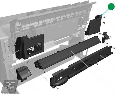 CR357-67061 Cover Fixed Tray SVS side HP DesignJet T920 - T3500 T1600 T2600 