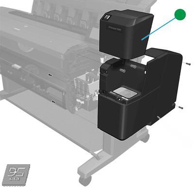 B9E24-67013 Ink Door FP side HP DesignJet T3500