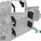 B9E24-67010 Bottom Tip Support HP DesignJet T3500