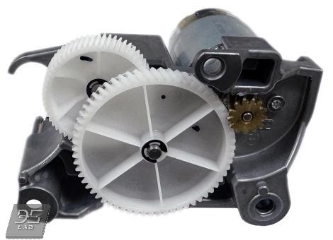 CR357-67009 Motor Media Advance Transmission with  Encoder Мотор протяжки рулона с платой энкодера HP DesignJet T920 - T3500 | T1600 | T2600