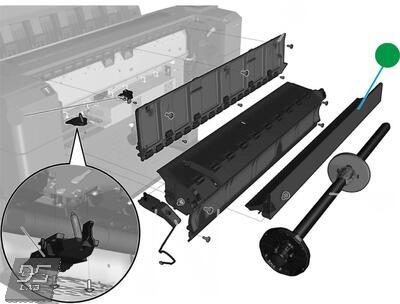 B9E24-67008 Converger Assy HP DesignJet T3500