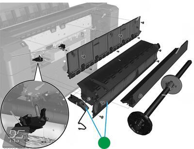 B9E24-67006 Cleanout Assy HP DesignJet T3500