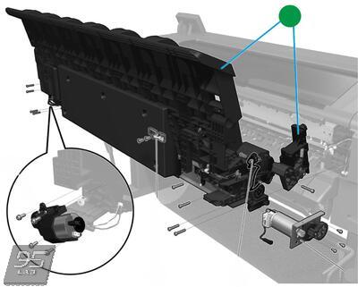 B9E24-67025 Stacker Укладчик HP DesignJet T3500