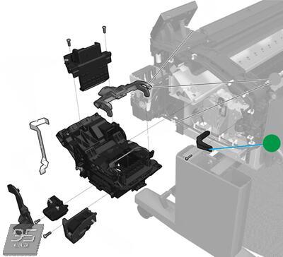 CR357-67068 Bump Cutter Actuator HP DesignJet T920- T3500