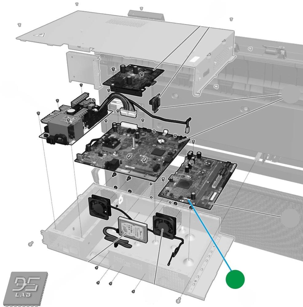 cr357-67087 crypto asic sim chip pca assembly