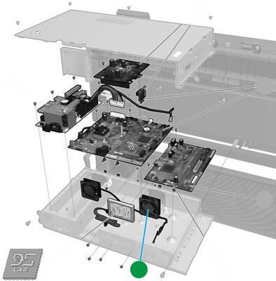 CR357-67099 E-Box Fan HP DesignJet T930 | T1530 | T2530 | T1600 | T2600