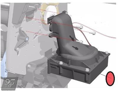 C6090-60095 | Q1251-60260 Vacuum Fan Вакуумный вентилятор HP DesignJet 5000 | 5500 | 5100