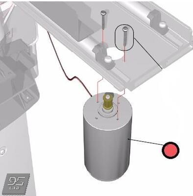 C6090-60092 | Q1251-60268 | C6090-60328 Scan-Axis Motor Assembly Мотор привода ремня каретки HP DesignJet 5000/5500
