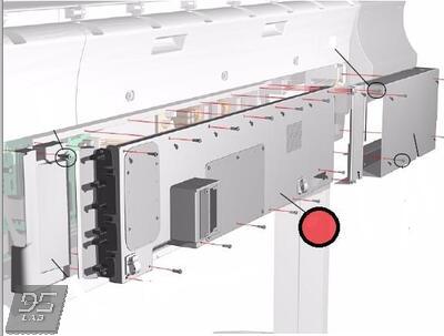 C6090-60032 Electronics Module Cover (Includes EIO Cover and Hard Disk Cover) HP DesignJet 5000/5500