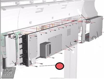 C6090-60109 Electronics Cable Retainer HP DesignJet 5000/5500