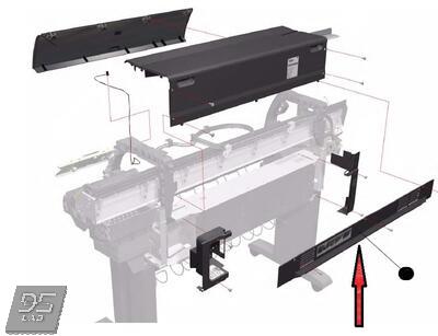 Q1273-60107 Rear Door HP DesignJet 4000 | 4500 | 4520