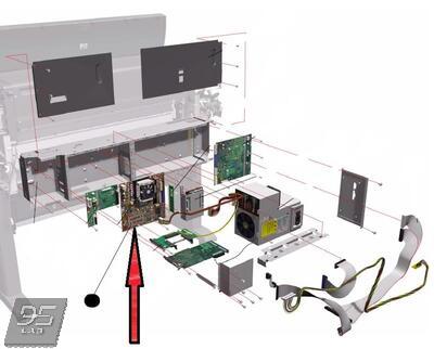 Q1273-60250 Main PCA Formatter Плата форматера HP DesignJet 4500