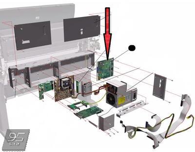 Q1273-60055 Printmech PCA Соединительная плата HP DesignJet 4000