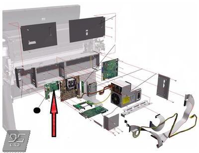 Q1271-60639 Interconnect PCA Соединительная плата PCA HP DesignJet 4500 | 4520
