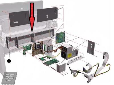 Q1273-60083 Empty Electronics Module Assembly HP DesignJet 4000