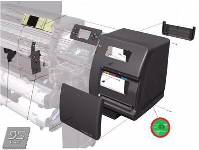 Q1273-60054 Right Hand Cover (without Door) HP DesignJet 4000 | 4500 | 4520