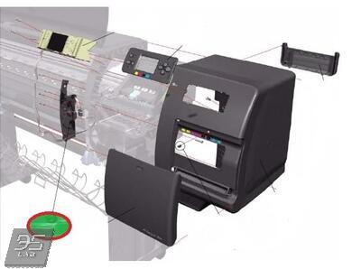 Q1273-60095 Right Hand Trim HP DesignJet 4000