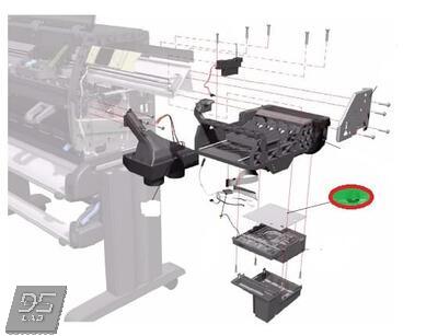 Q1273-60084 Aerosol Filter Аэрозольный фильтр HP DesignJet 4000 | 4020 | 4500 | 4520 | Z6100 | Z6200 | Z6600 | Z6800 | D5800
