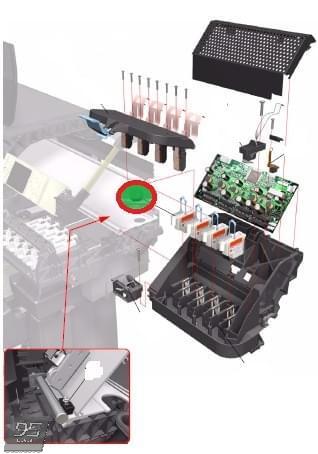 Q1273-60111 Setup Printhead Kit Набор стартовых печатающих головок HP DesignJet 4000 | 4020 | 4500 | 4520