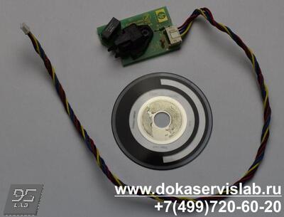 Q1273-60248 | Q1273-60094 | Q6651-60320 | Drive Roller Encoder Kit 42 inch Плата и диск энкодера HP DesignJet 4000 | 4020 | 4500 | 4520 | Z6100 | Z6200 | Z6600 | Z6800 | L25500