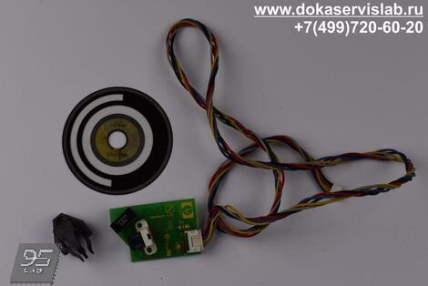 CQ105-67053 Drive Roller Encoder Kit Датчик и диск энкодера HP DesignJet T7100 | T7200