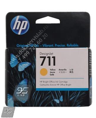 Картридж HP 711 CZ132A ЖЁЛТЫЙ