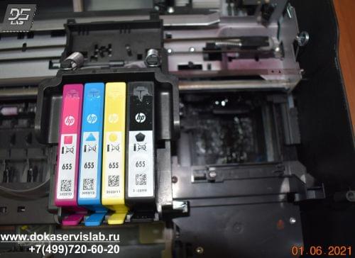 Техническое обслуживание принтера HP DeskJet Ink Advantage 3525